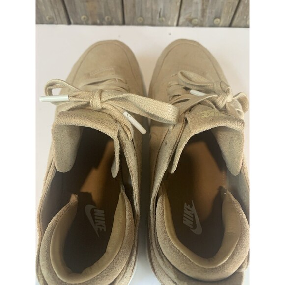 Nike Lab Air Max 1 Royal Linen Sneakers Brown Suede Nike 847671-221 Mens Sz 7 - Picture 8 of 9